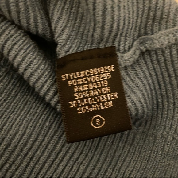 NWT Cyrus Small Long Sleeve Blue Sweater - Picture 12 of 12